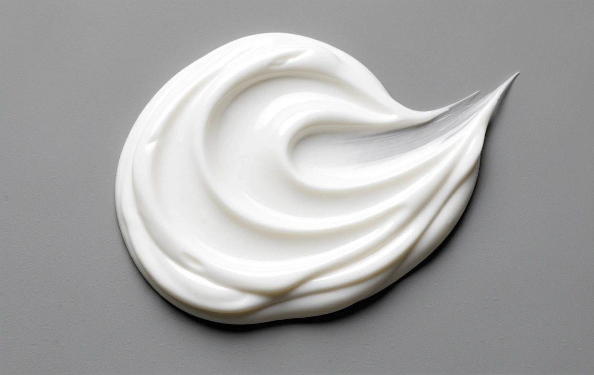 Premium anti-aging face cream texture